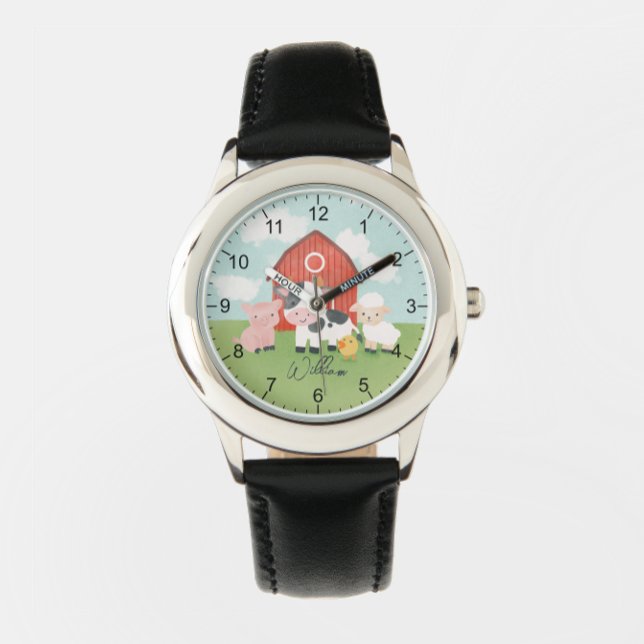Montre Boys Farm Animal Barnyard Kids (Créateur téléchargé)