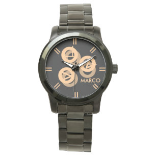 Montre-bracelet à deux tonalités pour femmes