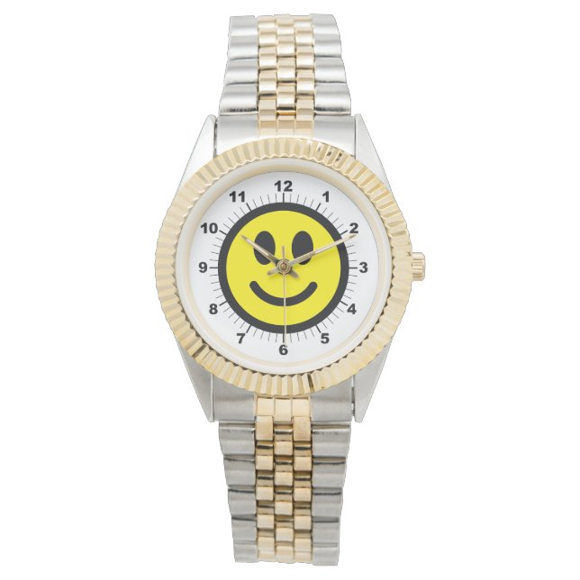 Montre bracelet à deux tons pour femmes (devant)