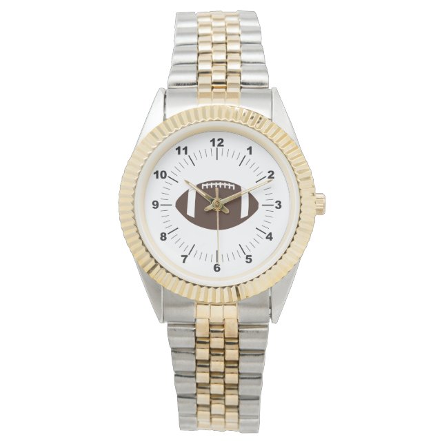 Montre bracelet à deux tons pour hommes (devant)