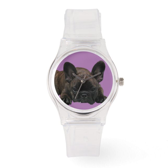 Montre bracelet Bouledogue français (Recto)