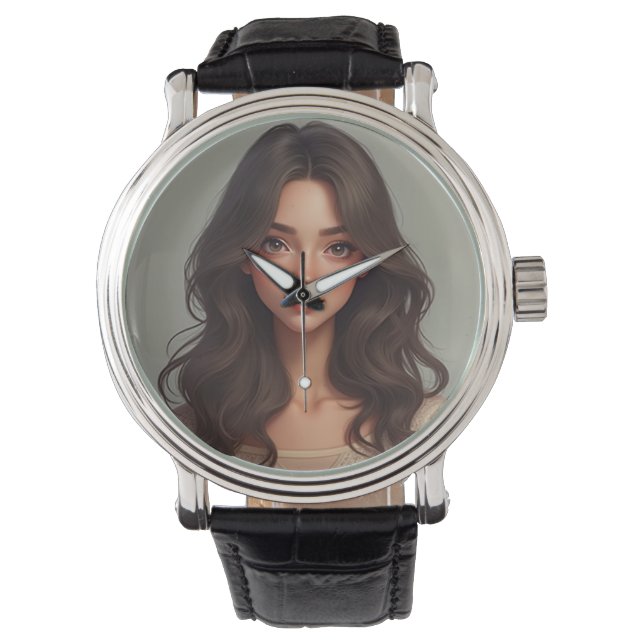 Montre-bracelet créatrice (devant)