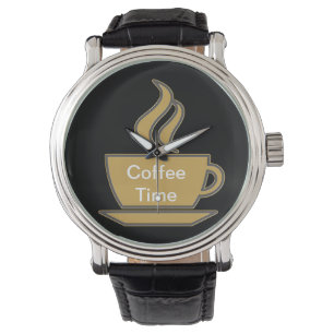 Montre-bracelet d'amant de café