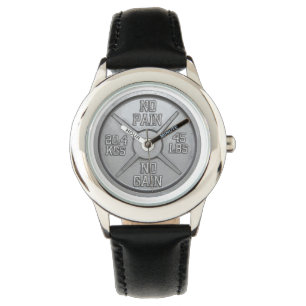 Montre-bracelet de plat d'haltère - aucune douleu