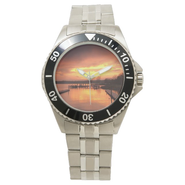 Montre Bracelet en acier inoxydable (devant)