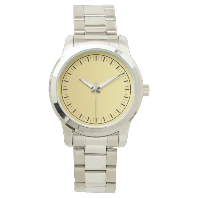 Montre Bracelet en argent élégant contemporain (devant)