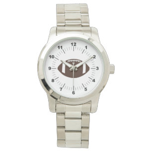 Montre-bracelet en argent surdimensionné pour le f