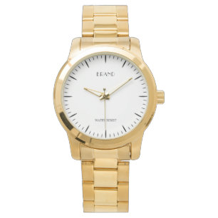 Montre Bracelet en or de marque personnalisée Unisex surd
