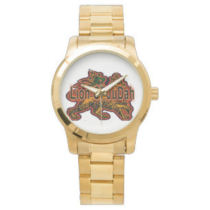 Montre Bracelet or surdimensionné Lion de Judah