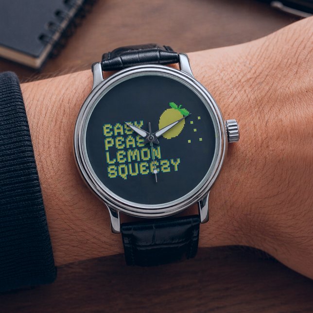 Montre Bracelet pour Apple Watch Easy Peasy Lemon Squeezy (Créateur téléchargé)