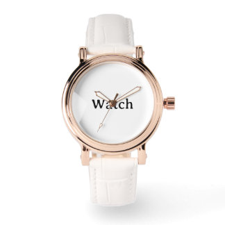 Montre Bracelet vintage en rose gold pour femmes avec cui