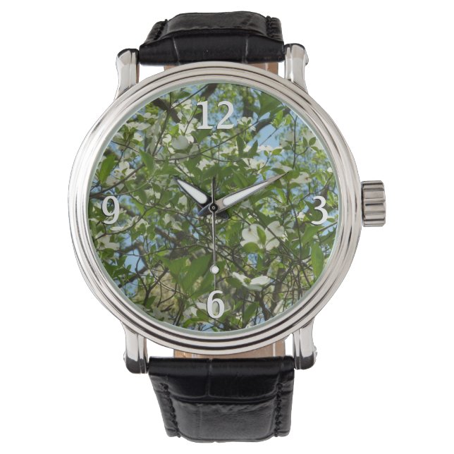Montre Branche of Dogwood Blossoms Spring Trees (devant)