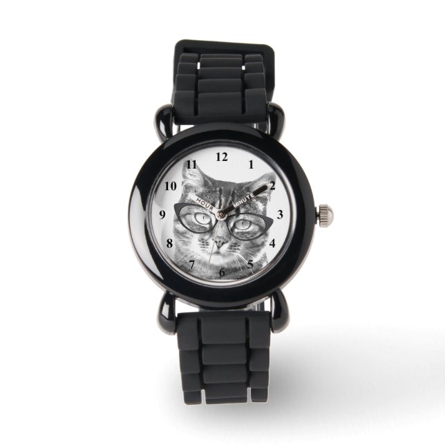 Montre branchée de chat pour femmes (Recto)