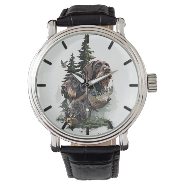 Montre Braque allemand à poil dur (devant)
