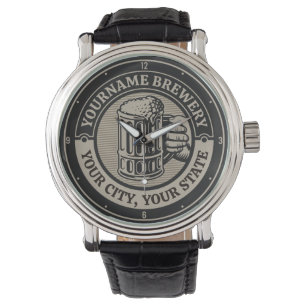 Montre Brasserie Nom personnalisé Brasserie Big Mug