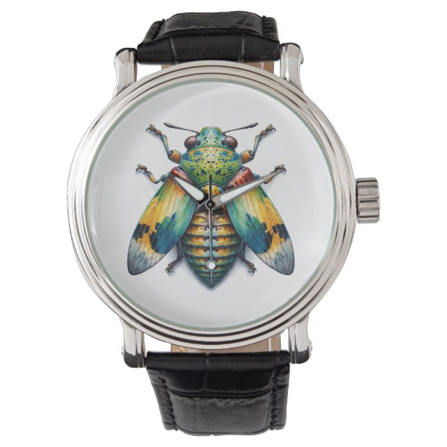 Montre Brazilian Treehopper IREF1102 - Watercolor (devant)