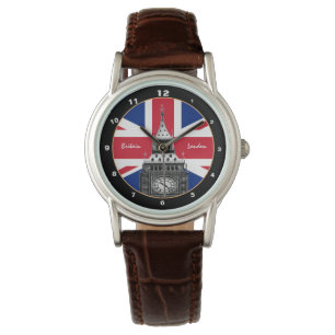 Montre British Flag & Big Ben - Londres, Royaume-Uni/fans