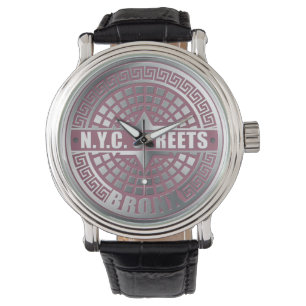Montre Bronx de couverture de trou