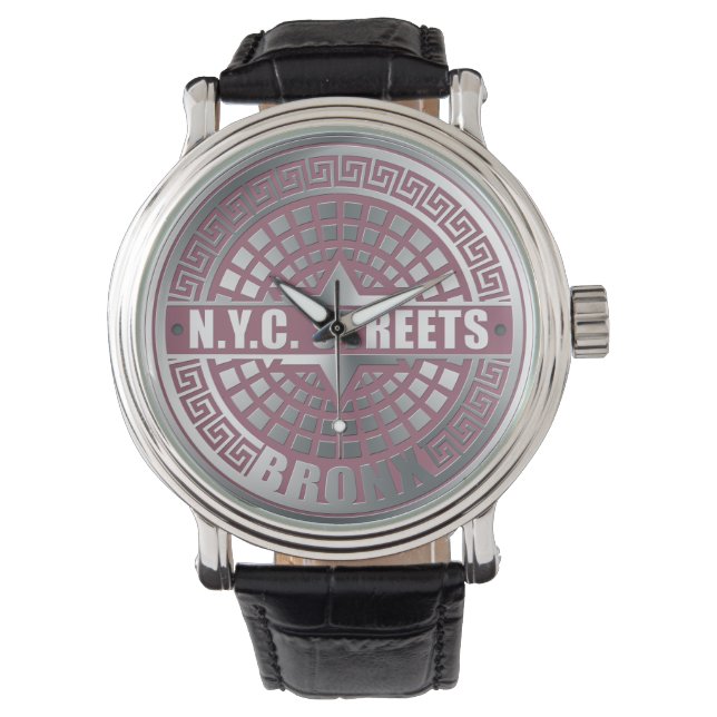 Montre Bronx de couverture de trou (devant)