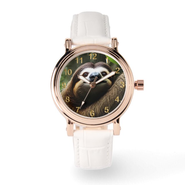 Montre Brown Fouly Sloth, dames Regardez (Recto)