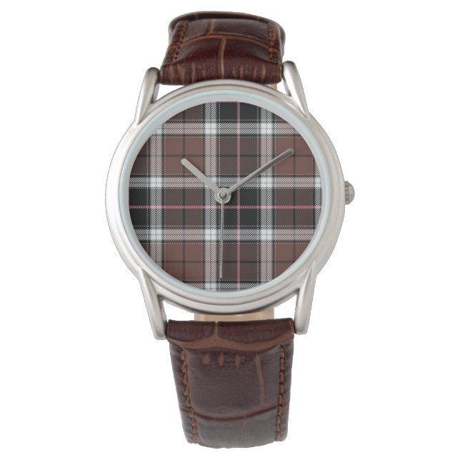 Montre Brown Plaid (devant)