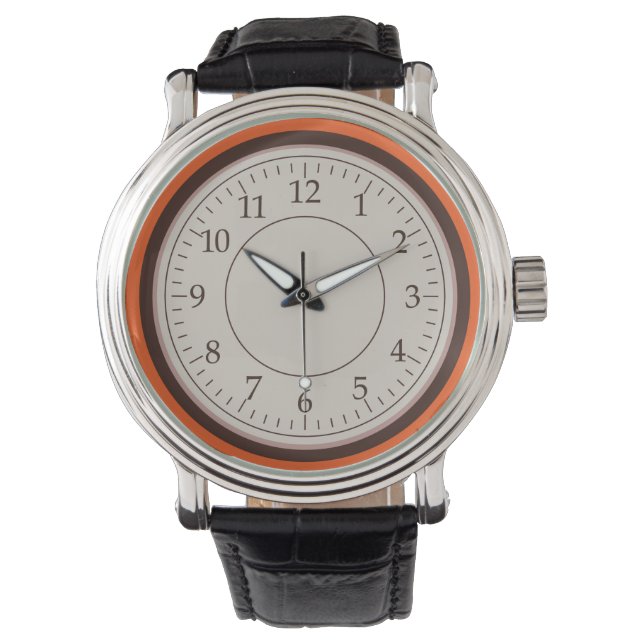 Montre Brun Rond (devant)
