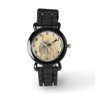 Montre Bruxelles Griffon Rough Paining - Art Chien origin