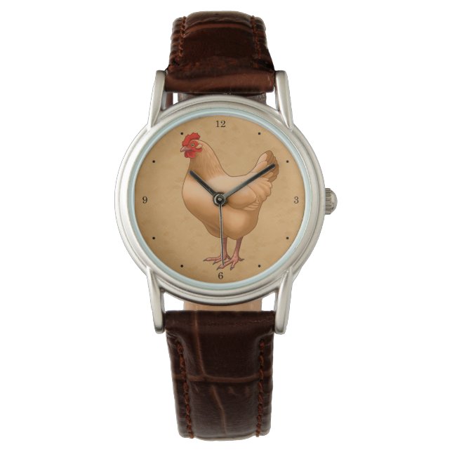 Montre Buff Orpington Poulet Hen (devant)