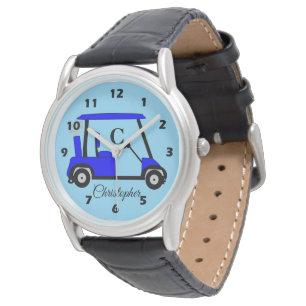 Montre Buggy de Golf Bleu