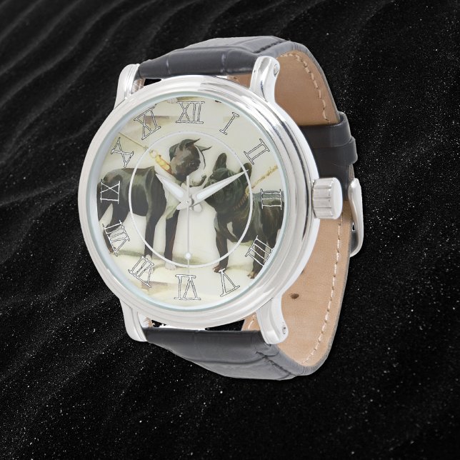MONTRE BULLDOG DE BOSTON TERRIER (Créateur téléchargé)