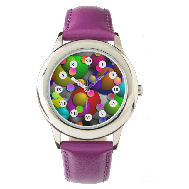 Montre Bulles (R Face) par Kenneth Yoncich (devant)