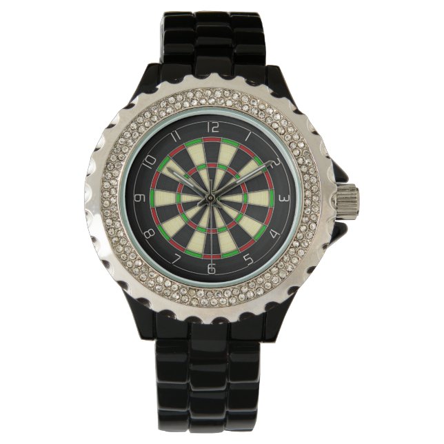 Montre "Bullseye" Classic Darts Dartboard Watch (devant)