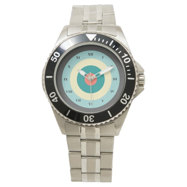 Montre Bullseye combiné gris par Shirley Taylor (devant)