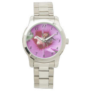 Montre Bumblebebe sur la fleur d'Hibiscus