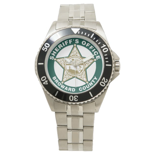 Montre Bureau Broward Sheriffs CREST (devant)