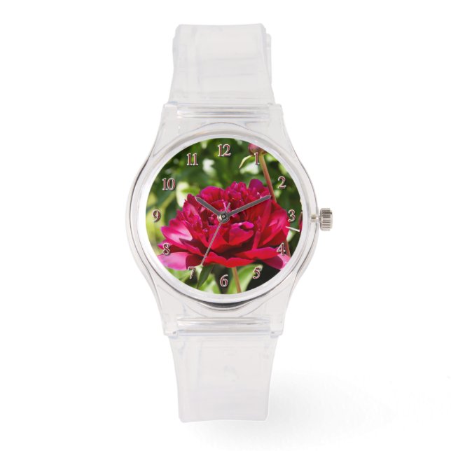Montre Burgundy peony (Recto)