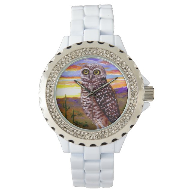 Montre Burrowing Desert Owl Créationarts (devant)