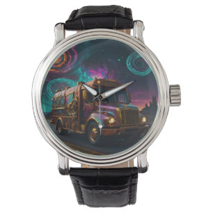 Montre Bus moteur à gravité Steampunk
