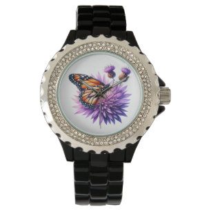 Montre Butterfly & Flower.