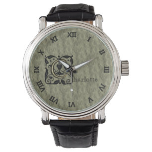 Montre C - Monogramme Vintage incorporé (or)