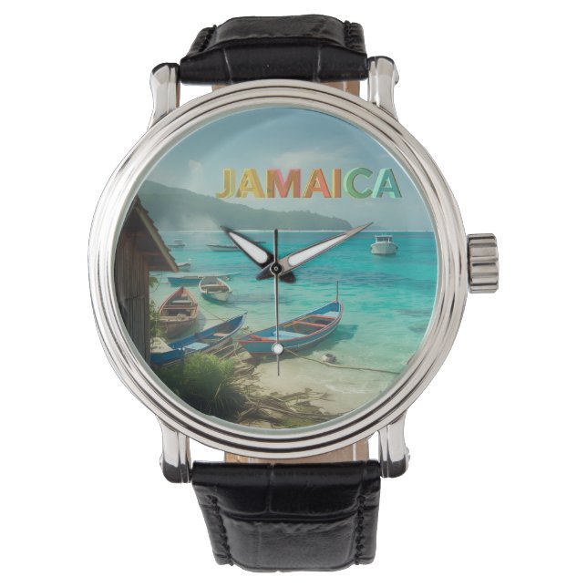 Montre cabane de pêche jamaïcaine (devant)