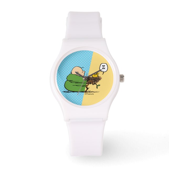 Montre cacahuètes | Charlie Brown & Woodstock Half & Half (Recto)