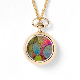 Montre Cactus Succulent Sud-Ouest du désert Abstrait