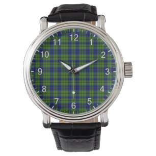 Montre Cadeau à carreaux tartan classique intemporel du c