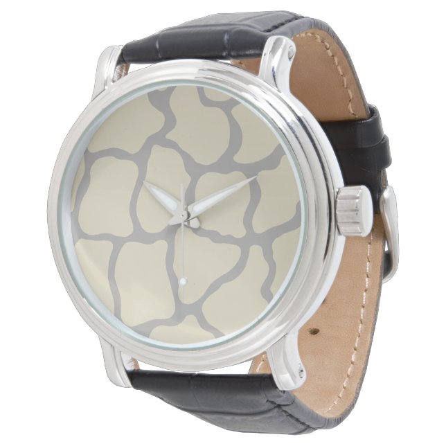 Montre Cadeau à Imprimé Girafe (Incliné)