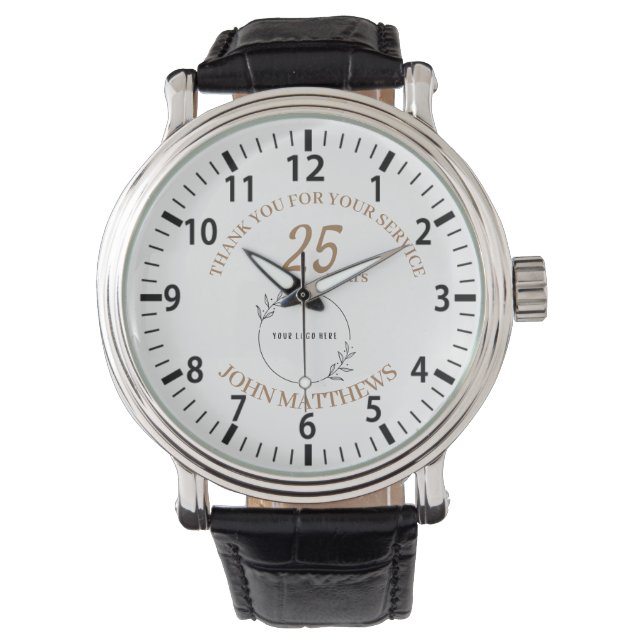 Montre Cadeau Anniversaire de la Prime de long service (devant)