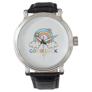 Montre Cadeau arc-en-ciel de rentrée scolaire Professeur 