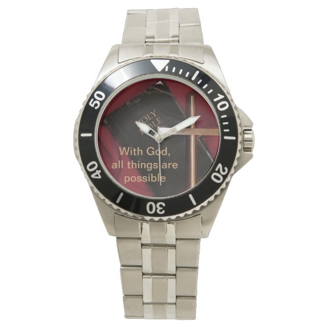 montre cadeau chrétien (devant)