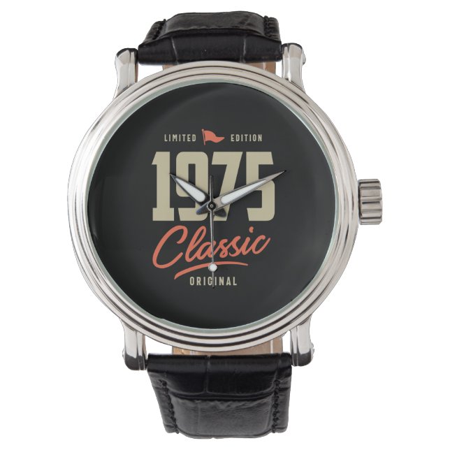 Montre Cadeau classique d'anniversaire 1975 (devant)