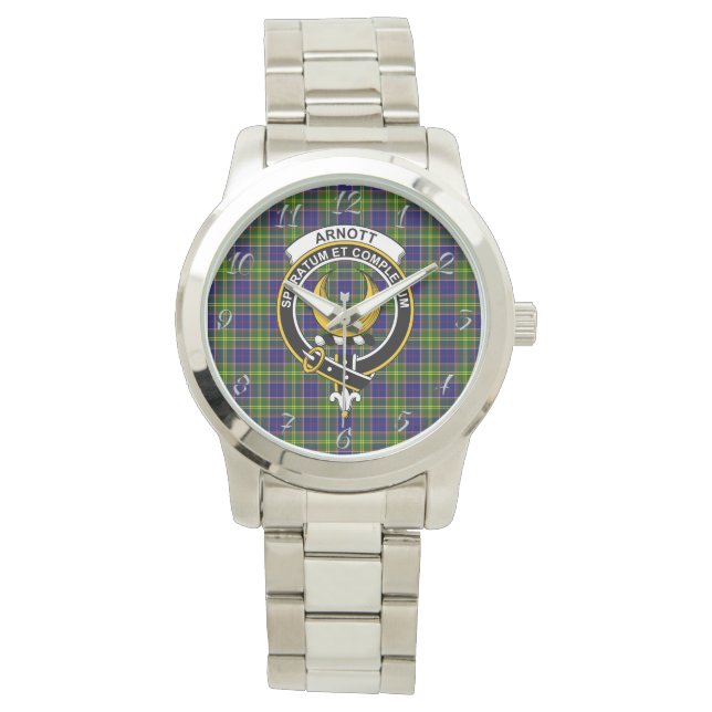 Montre Cadeau Classique et Intemporelle Clan Arnot (devant)
